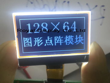 ST7565R 128X64 도트 AA=34.53*21.73mm과 RYG12864M 3.3V 전원 공급기 COG 도트 매트릭스 LCD 모듈