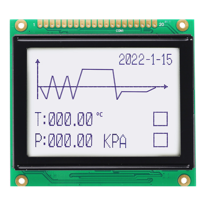 6 오클 뷰 128X64 점 8-비트 MPU 인터페이스와 그래픽 LCD 모듈