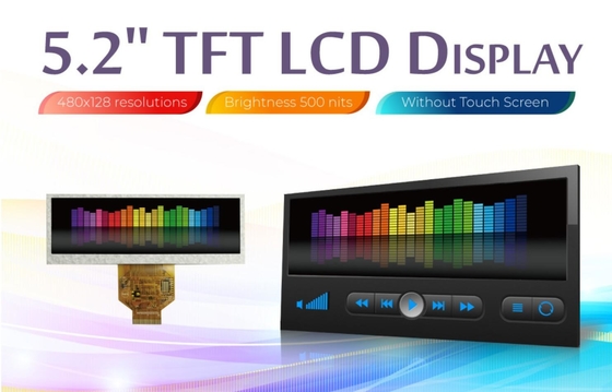 5.2' 480*RGB*128 TFT LCD 모듈 윈스타 WF52ATLASDNN0 6시 교체