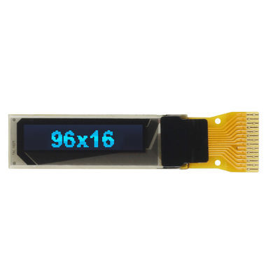 ODM/OEM 96x16DOTS 0.84 인치 14 핀 흑백 파란색 OLED 디스플레이 모듈