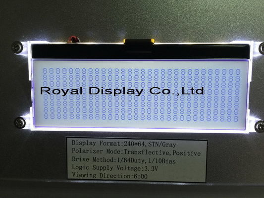 공장도 가격 240X64 Cog LCD 디스플레이 모듈 그래픽 단색