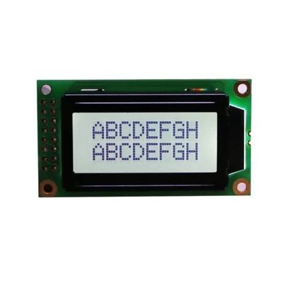 0802 COB Blue REACH RoHS ISO 디스플레이 반투과형 Stn 흑백 LCD 모듈