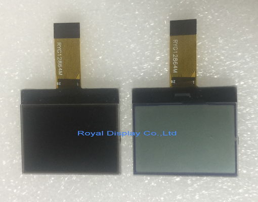 FFC 커넥터 LCM 디스플레이 Cog LCD 모듈 128x64 도트 STN 그레이