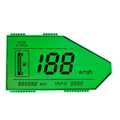 7 세그먼트 오토바이 속도계 TN LCD 디스플레이 반투과 포지티브 RY013
