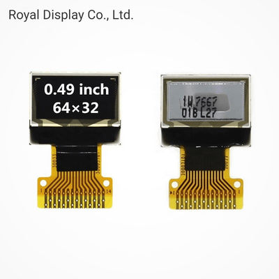 64X32 도트 OLED 디스플레이 모듈 Spi 병렬 0.49&quot; SSD1306 모노 LCD 화면