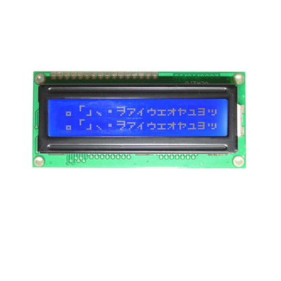 일본인 STN COB 캐릭터 16X2 LCD 디스플레이 모듈 영어