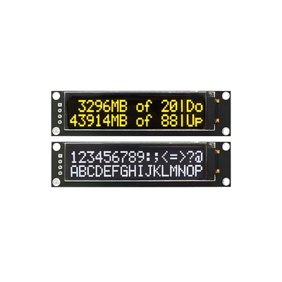 선택적 언어와 1602 COG 일련 I2c LCD 디스플레이 모듈