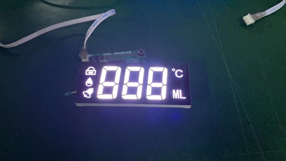 타이머 표시기를 위한 극단적 연한 흰자 7 부분 LED 디스플레이 공통 캐소드