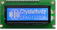 122*32 그래픽 LCD 모듈 CFAG12232A-TMI-TA STN 블루 송신 6H 넓은 온도 디스플레이