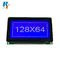모노럴 COB 전달 가능한 STN 푸른 그래픽 LCD 모듈 LCD 세그먼트 디스플레이 128x64 점