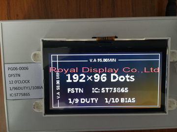 작은 치수 규격 COG 그래픽 LCD 모듈 DFSTN LCD 종류 RYG19264B 