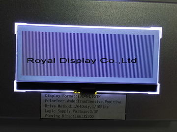 ST7529 240X80 도트와 3.3V 전원 공급기 도트 매트릭스 LCD 모듈