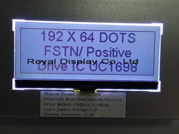 ST7529 240X80 도트와 3.3V 전원 공급기 도트 매트릭스 LCD 모듈