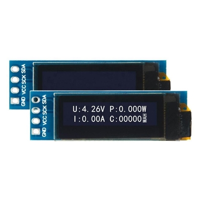 OLED 디스플레이 모듈 2.42 인치 스크린 128x64는 결의안 SPI 또는 I2C 인터페이스에 점을 찍습니다