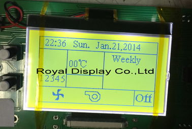 벽난로 RYG180100A 광역 작동을 위한 UC1698 드라이버 도트 매트릭스 Lcd