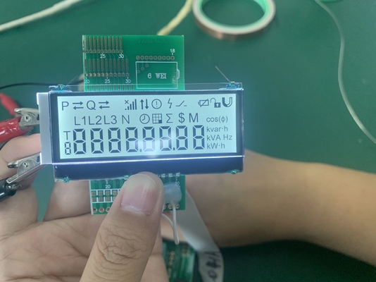 투명한 7 부분 LCD 디스플레이가 VA 극소 작은 유아 전달 가능한 부정적입니다