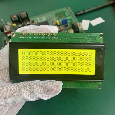 STN 노란색 모노크롬 20X4 문자 16 핀 LCD 모듈 LED 백라이트
