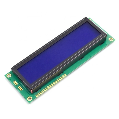 5V 흰색 백라이트 16x2 문자 STN AIP31066 IC와 함께 파란색 부정적인 LCD 디스플레이