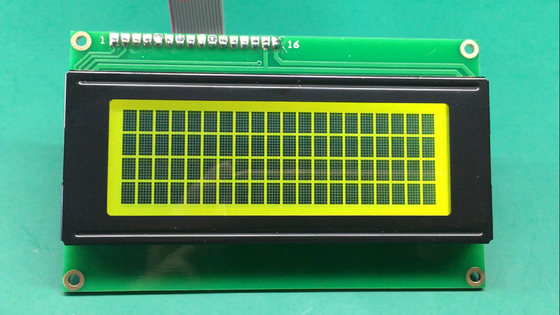 RY-C204LYILYW STN SPLC780D1-021A IC와 함께 노란색 - 녹색 문자 LCD 모듈