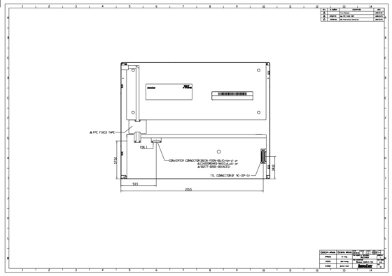 G104V1-T03 인놀룩스 TFT LCD 모듈 10.4 인치 640*480 RGB VGA 1500:1