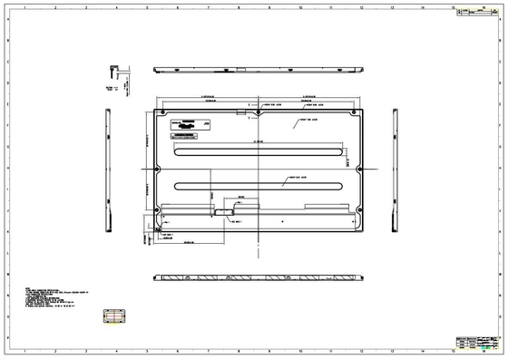 인놀룩스 21.5 인치 G215HCJ-L02 TFT LCD 모듈 1920*RGB*1080 블랙 5.0V 디스플레이