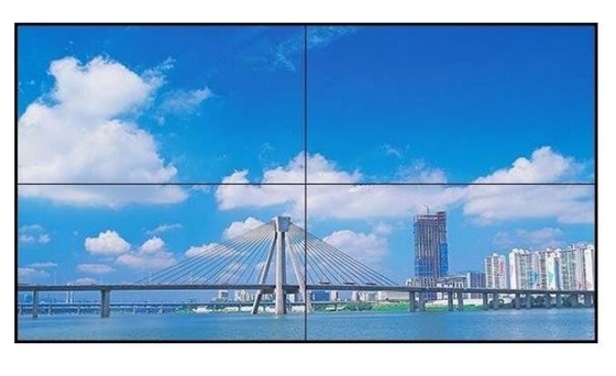 SLCD 55' 65' 75' 2K FHD 스플라이스 LCD 패널 커스터마이즈 된 3.5mm Ultra Slim Bezel