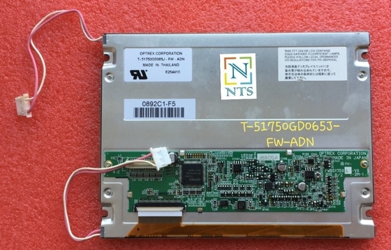 6.5" TFT LCD 모듈 OPTREX 640*480 넓은 온도 평행 RGB 6비트 31 핀