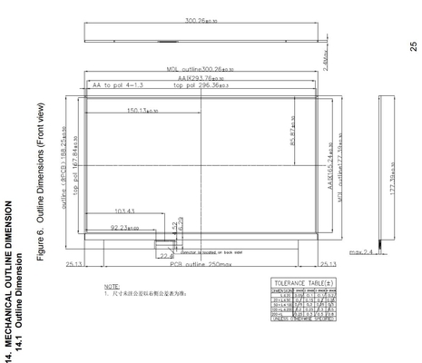 13.3'' TFT LCD 모듈 Innolux 1920*1080 RGB 고 콘트라스트 노트북 디스플레이 와이드 뷰 모니터