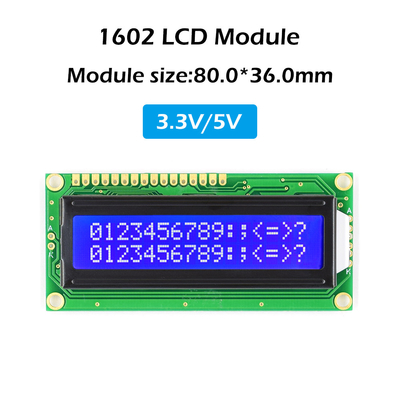 20*2 2002 문자 LCD 모듈 대용량 광 온도 산업 디스플레이