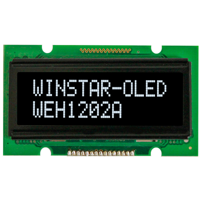 1.6' 12*2 캐릭터 모노크롬 OLED LCD 모듈 윈스타 교체