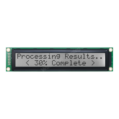 20*2 FSTN STN 문자 모노크롬 ST7066U 넓은 온도 LCD 모듈