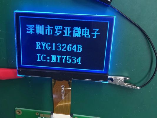 DFSTN 투과형 132x64 도트 COG 흑백 그래픽 LCD 모듈