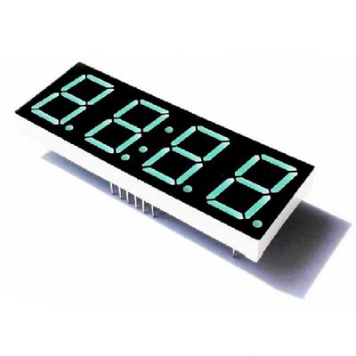0.28 내지 4시 7분 부분 LED 디스플레이, 1에서 6는 자리 숫자 LED 디스플레이를 분할합니다
