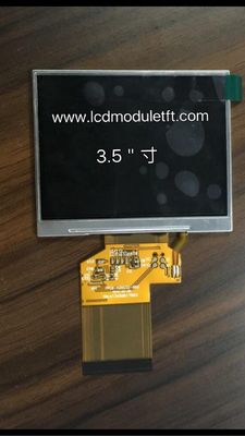 3.5" SPI 320x240dots TFT LCD 디스플레이 백색 LED가 있는 전기 용량 투과형 터치 패널