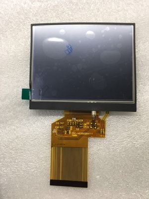 3.5&quot; SPI 320x240dots TFT LCD 디스플레이 백색 LED가 있는 전기 용량 투과형 터치 패널