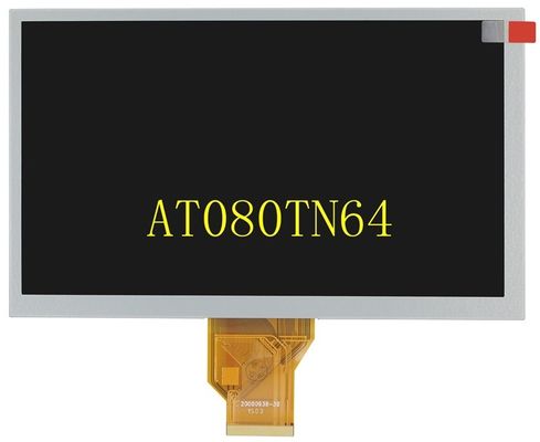 주문을 받아서 만들어진 본래 At080tn64 Innolux 8" LCM 800X480 자동 차량 전시 LCD 패널