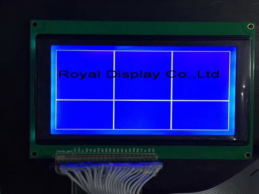 백색 Blacklight를 가진 FSTN 75mA 역광선 240x128 점 COB LCD 디스플레이 모듈 FFC
