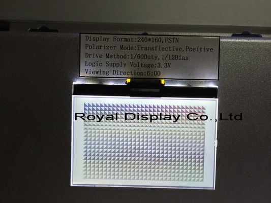 240X160 도트 STN UC1611S 화이트 컬러 흑백 그래픽 터치 스크린 모듈 LCD 코그 모듈