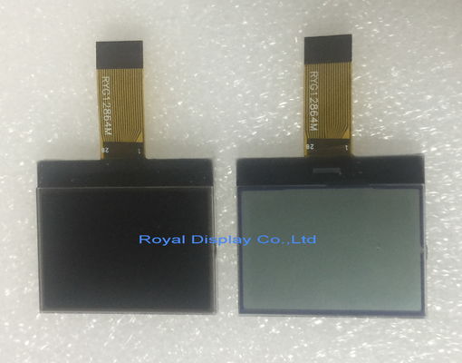 FSTN 표준 LCD 모듈 COG 128X64 Cog 그래픽 포지티브 모노 LCD 디스플레이(화이트 블랙라이트 포함)