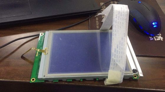 고품질 FSTN 320*240dots 파란색 배경 LCD 그래픽 COB LCD 디스플레이(파란색 문구 포함)