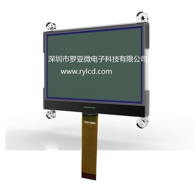 LCD 제조업체 그래픽 128×64dots Mon FSTN St7565r 전원 공급 장치 3V 그래픽 FPC 포지티브 LCD 디스플레이 12864Cog