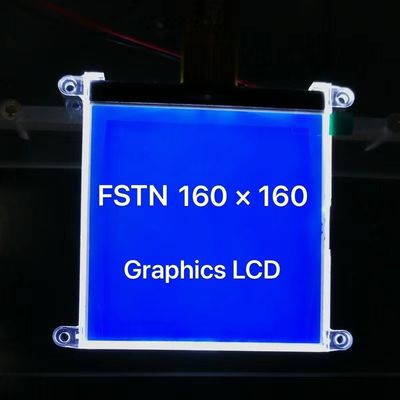 160*160 60mA 그래픽 LCD UC1698u Cog FSTN 도트 매트릭스 LCD 디스플레이 블루 ROHS ISO