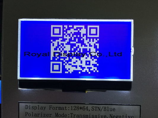 의료 기기를 위한 128x64 FSTN 긍정적인 장부 3V 단청 LCD 디스플레이 Stn 회색