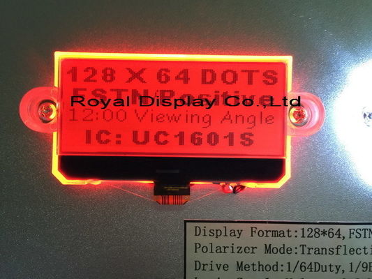 뜨거운 판매 블루 직렬 Spi 소형 128X64 그래픽 Cog/COB Blacklight LCD 디스플레이 모듈