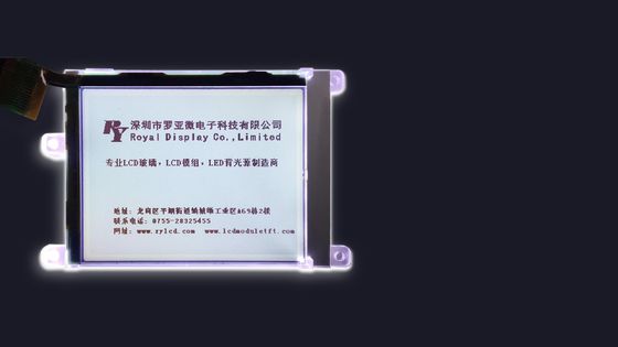 뜨거운 판매 12864 Cog 3V FFC 커넥터 DOT 매트릭스 그래픽 흑백 LCD 디스플레이