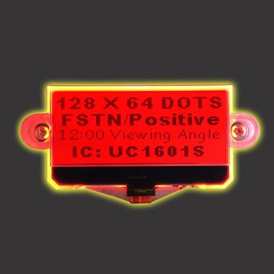 ST7565R SGS FSTN 포지티브 투과형 LCD 모듈 128×64 DOT 매트릭스 코그 FPC 라인