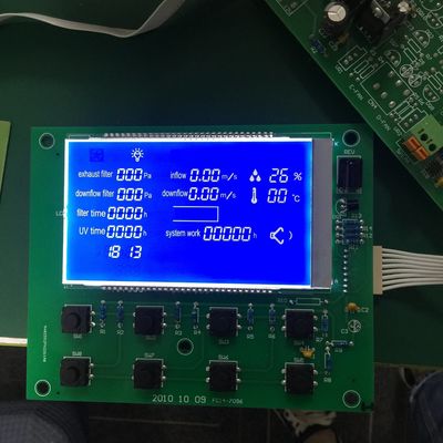 FSTN COG SGS Stn VA LCD 패널 Tn Htn Va Stn 1/3 바이어스 그래픽 LCD 모듈