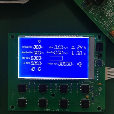 FSTN COG SGS Stn VA LCD 패널 Tn Htn Va Stn 1/3 바이어스 그래픽 LCD 모듈