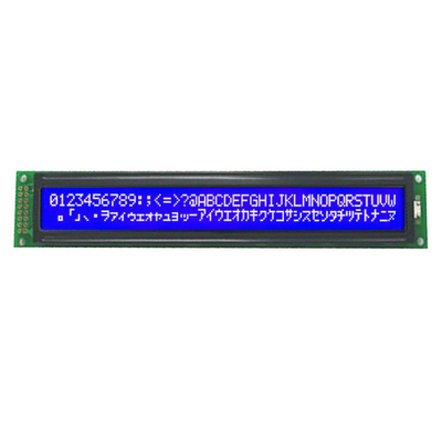 병렬 FSTN 문자 Lcd 모듈 5.25V 논리 Stn 40X2 흑백 LCD 모듈