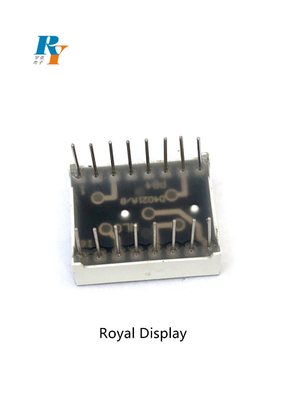 20 밀리미터 화소 LED 세그먼트 디스플레이 CC 극성 2 디지트 0.4 인치 실내